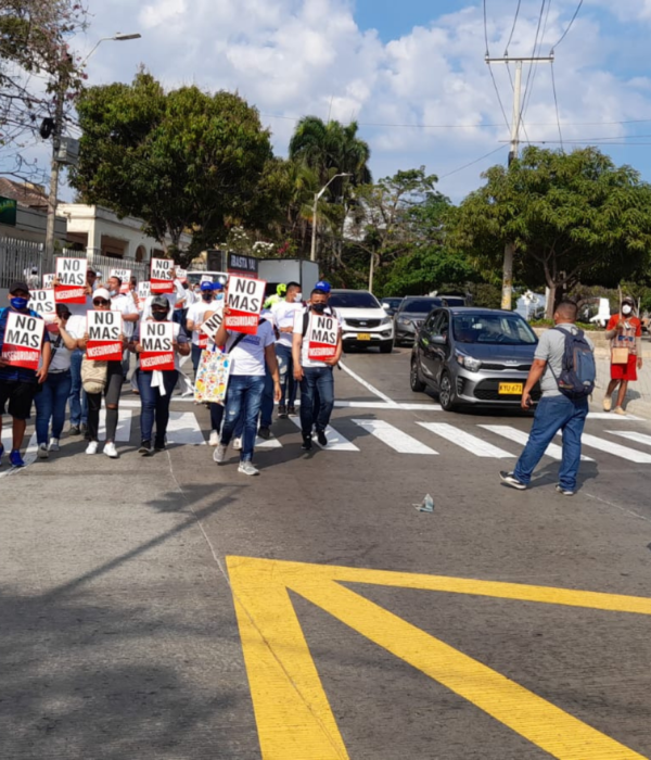 protestas en Barranquilla