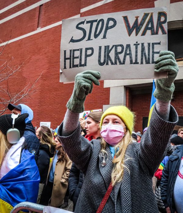 Protestas en contra de la guerra bélica