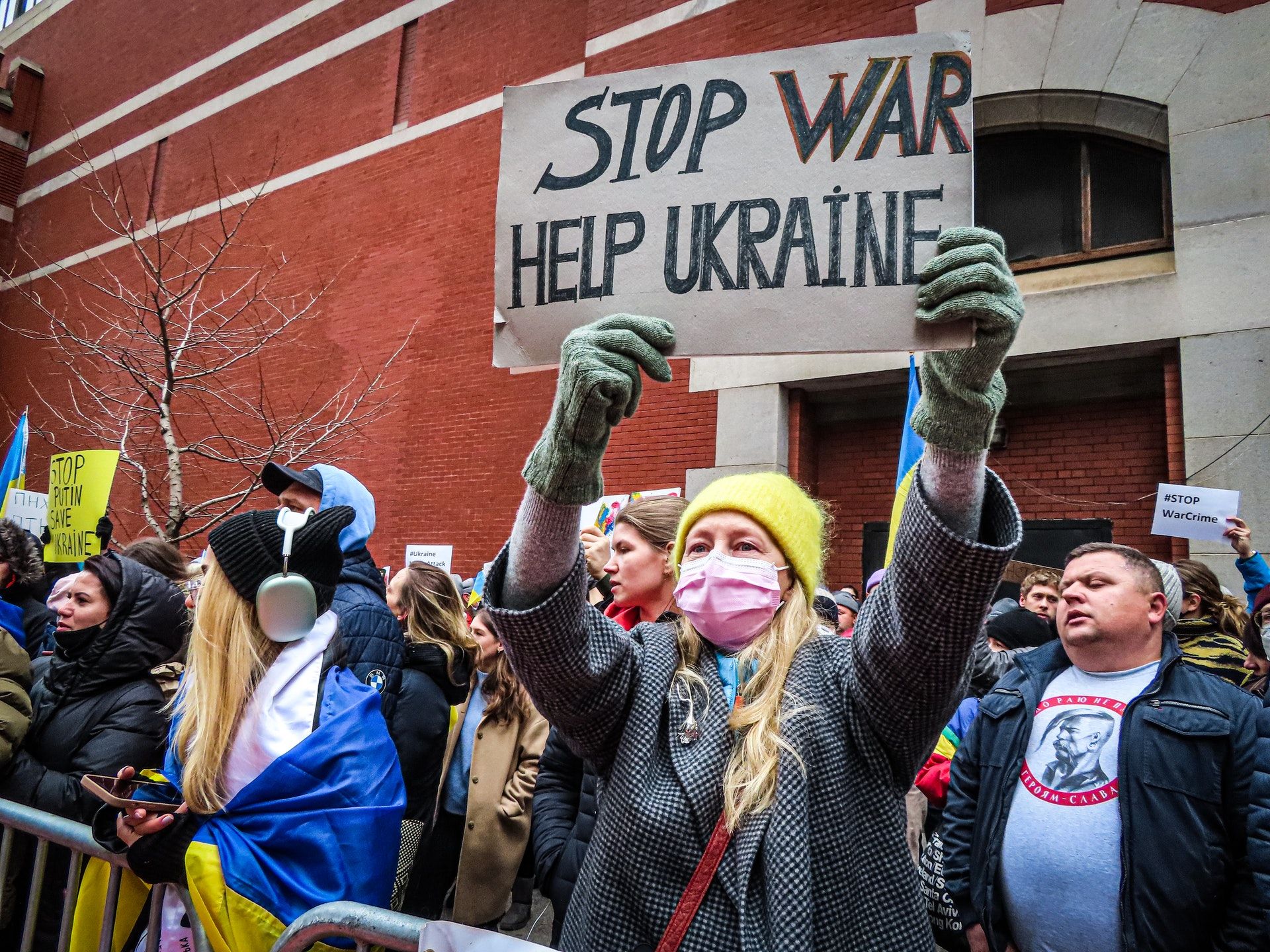 Protestas en contra de la guerra bélica