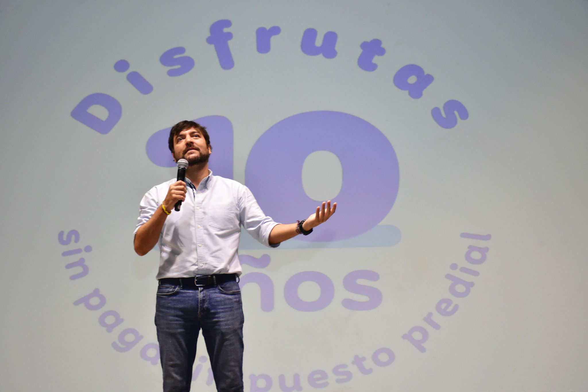 Alcalde de Barranquilla durante la presentación